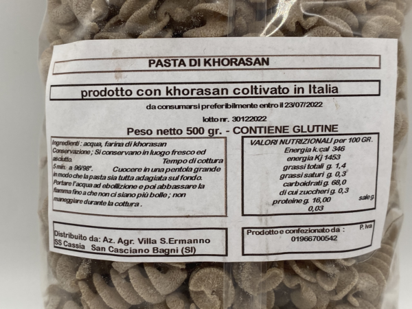 Pasta Di Khorasan- Fusilli [Offerta 12 Pack] - immagine 3